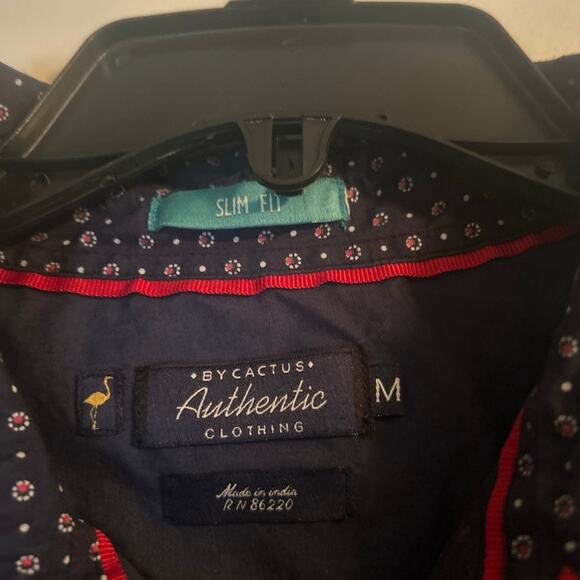 GUC Vintage Cactus Women's Long Sleeve Button Down Blouse Shirt Top Size Medium - Picture 2 of 7